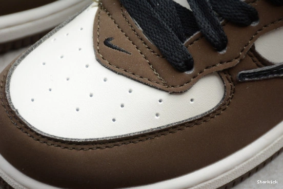 Brown Beige Force x 314197-168 07 Mid Scott Nike Kids 1 Travis Air 0803